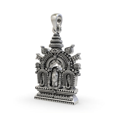 925 Silver Shivling Pendant – Divine Lord Shiva Lingam Amulet | Spiritual Protection Jewelry