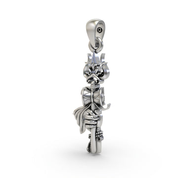 925 Silver Trishul Pendant with Shiva Hand – Divine Protection & Spiritual Strength Symbol