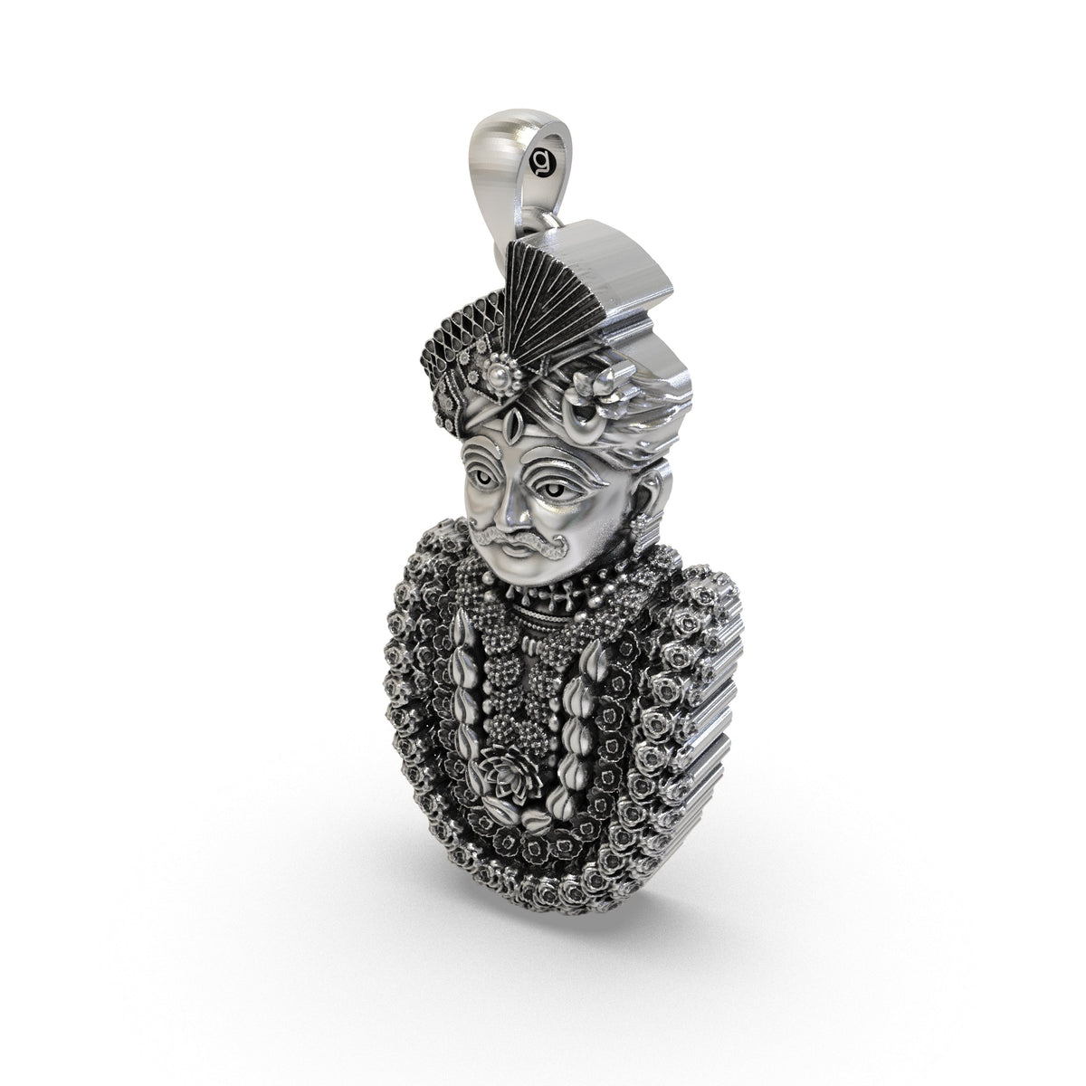 925 Sterling Silver Mahakaleshwar Pendant — Lord Shiva Mahakal Face
