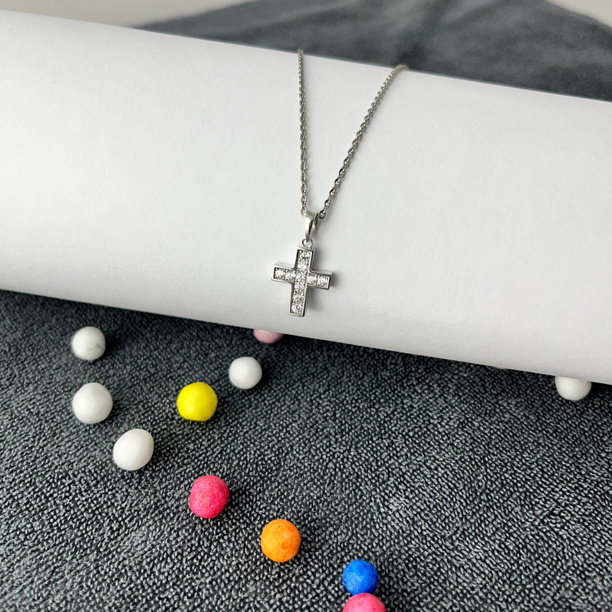 Women Sterling Silver Pendant & Chain Set