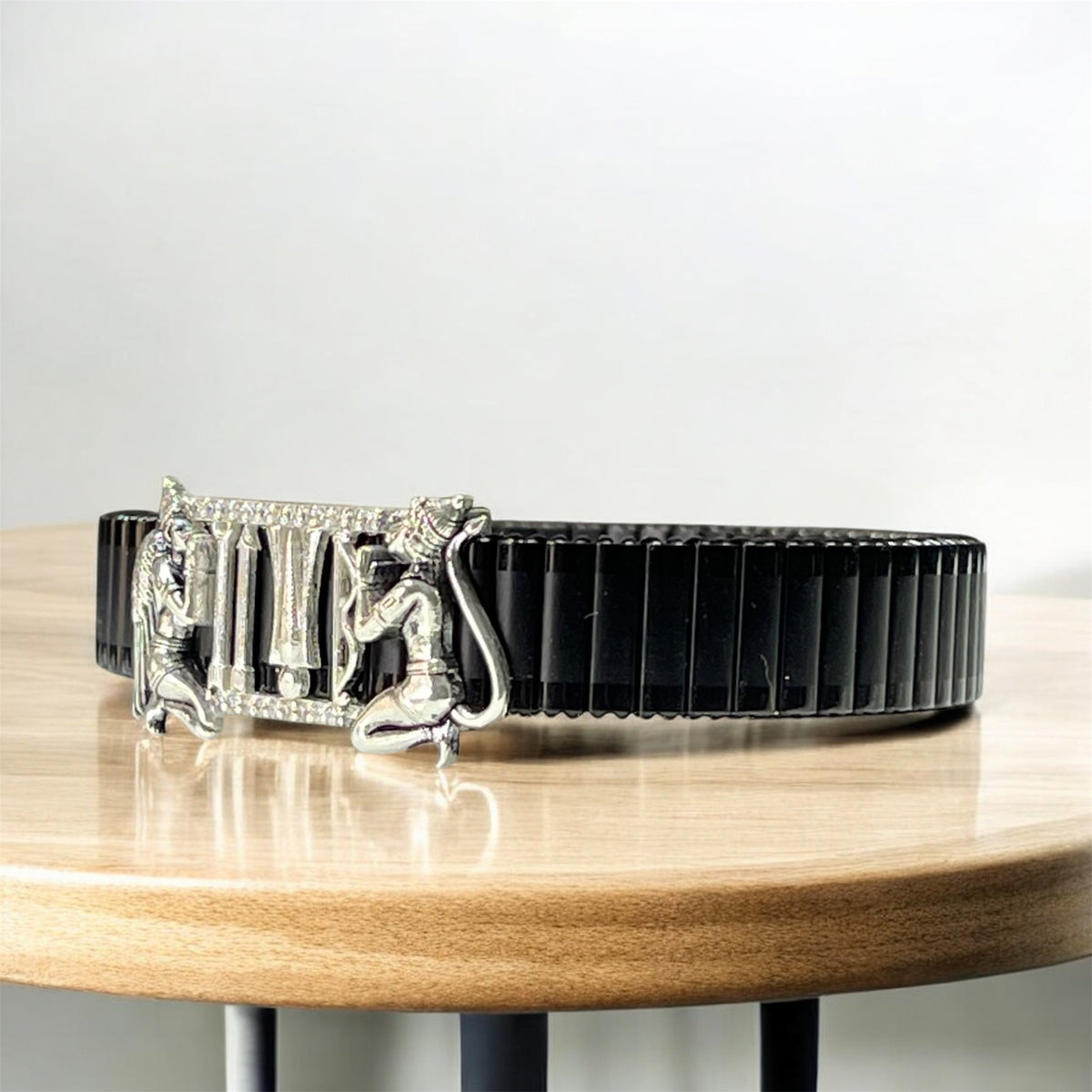 925 Silver Tirupati Balaji Tilak Bracelet | Garuda & Hanuman Side Motifs