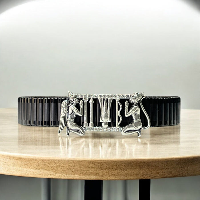 925 Silver Tirupati Balaji Tilak Bracelet | Garuda & Hanuman Side Motifs
