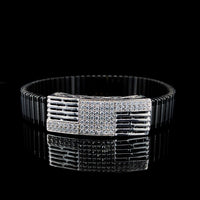 925 Silver Stretchable Men's  Rolex Bracelet