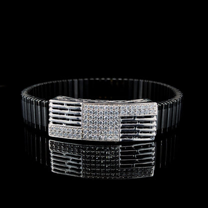 925 Silver Stretchable Men's  Rolex Bracelet