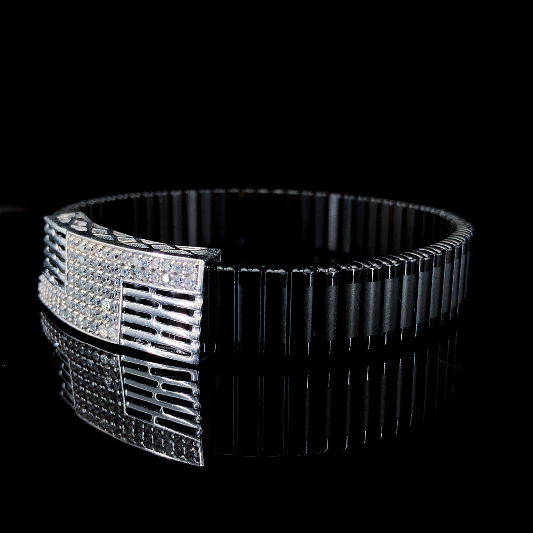 925 Silver Stretchable Men's  Rolex Bracelet