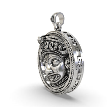 925 Silver Kashtbhanjandev Salangpur Hanumanji Pendant – Powerful Protection & Energy Shield Amulet